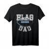 Flag Football Dad T-Shirt für Väter - Perfektes Outfit für Flag Football Spiele & Unterstützung der Kinder