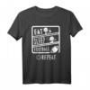 Eat Sleep American Football Repeat T-Shirt für Football-Liebhaber – Perfektes Geschenk für Fans während der gesamten Saison