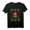 Weihnachten American Football T-Shirt – Lustiges Geschenk für Football Fans, Trainer, Spieler, Väter, Jungen und Kinder