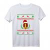 Weihnachten American Football T-Shirt – Lustiges Geschenk für Football Fans, Trainer, Spieler, Väter, Jungen und Kinder
