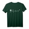 American Football Herzschlag T-Shirt – Perfektes Geschenk für Footballtrainer & leidenschaftliche Footballspieler
