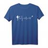 American Football Herzschlag T-Shirt – Perfektes Geschenk für Footballtrainer & leidenschaftliche Footballspieler