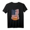 US-Flagge American Football T-Shirt - Lustiges Fan-Shirt für Football Fans, Spieler & Familie zum 4. Juli, Geburtstag & Spieltag