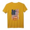 US-Flagge American Football T-Shirt - Lustiges Fan-Shirt für Football Fans, Spieler & Familie zum 4. Juli, Geburtstag & Spieltag