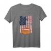 US-Flagge American Football T-Shirt - Lustiges Fan-Shirt für Football Fans, Spieler & Familie zum 4. Juli, Geburtstag & Spieltag