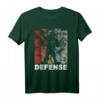 Defense American Football Team T-Shirt mit Quarterback-Illustration – Perfekt für Mannschaften bei Turnieren