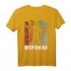 Defense American Football Team T-Shirt mit Quarterback-Illustration – Perfekt für Mannschaften bei Turnieren