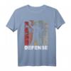 Defense American Football Team T-Shirt mit Quarterback-Illustration – Perfekt für Mannschaften bei Turnieren