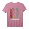 Defense American Football Team T-Shirt mit Quarterback-Illustration – Perfekt für Mannschaften bei Turnieren