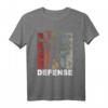 Defense American Football Team T-Shirt mit Quarterback-Illustration – Perfekt für Mannschaften bei Turnieren