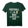 American Football Fan & Bier Trinker T-Shirt - Ideale Geschenkidee für Football- und Bierliebhaber