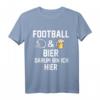 American Football Fan & Bier Trinker T-Shirt - Ideale Geschenkidee für Football- und Bierliebhaber