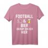 American Football Fan & Bier Trinker T-Shirt - Ideale Geschenkidee für Football- und Bierliebhaber