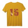Rugby Spieler 15 Jahre American Football Team Geschenk T-Shirt - Perfektes Fan-Shirt für Geburtstage, Weihnachten & besondere Anlässe