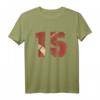 Rugby Spieler 15 Jahre American Football Team Geschenk T-Shirt - Perfektes Fan-Shirt für Geburtstage, Weihnachten & besondere Anlässe