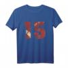 Rugby Spieler 15 Jahre American Football Team Geschenk T-Shirt - Perfektes Fan-Shirt für Geburtstage, Weihnachten & besondere Anlässe
