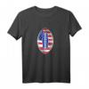 American Football T-Shirt mit Amerikanischer Flagge - Perfekt für Fans und Spieler an Spieltagen