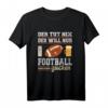 Lustiges Football T-Shirt - Für Footballfans, Spieler & Trainer | Ideal für Männertag, Vatertag & Football-Partys