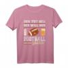 Lustiges Football T-Shirt - Für Footballfans, Spieler & Trainer | Ideal für Männertag, Vatertag & Football-Partys