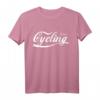 Enjoy Cycling T-Shirt – Lustiges Pop Art Fahrrad Design für Radfahrer, Biker & Tourenfahrer