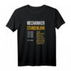 Mechaniker Stundenlohn KFZ Mechatroniker Tuner Schrauber T-Shirt – Lustiges Tuning Geschenk für Autoliebhaber, Drifterinnen & Turbo Motorsport Fans
