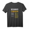 Mechaniker Stundenlohn KFZ Mechatroniker Tuner Schrauber T-Shirt – Lustiges Tuning Geschenk für Autoliebhaber, Drifterinnen & Turbo Motorsport Fans