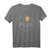 HapMonkey Harry Potter Hogwarts Full Moon Line Art T-Shirt – Offiziell lizenziertes Fan-Merchandise für Zauberer & Magie-Fans