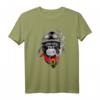 Angola T-Shirt mit Gorilla-Motiv für Motorradfahrer & Biker - Robustes Design, doppelt genähter Saum