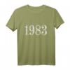 Vintage 1983 (Antik Weiß) 41. Geburtstag Geschenk T-Shirt mit römischen Zahlen – Perfekt für Jubiläum & Retro-Liebhaber