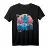 Kartikeya Hindu-Gott Antike Hindu-Mythologie T-Shirt – Retro Vaporwave Design für Mythologie- und Hinduismus-Liebhaber