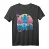 Kartikeya Hindu-Gott Antike Hindu-Mythologie T-Shirt – Retro Vaporwave Design für Mythologie- und Hinduismus-Liebhaber