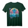 Kartikeya Hindu-Gott Antike Hindu-Mythologie T-Shirt – Retro Vaporwave Design für Mythologie- und Hinduismus-Liebhaber