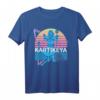 Kartikeya Hindu-Gott Antike Hindu-Mythologie T-Shirt – Retro Vaporwave Design für Mythologie- und Hinduismus-Liebhaber