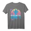 Kartikeya Hindu-Gott Antike Hindu-Mythologie T-Shirt – Retro Vaporwave Design für Mythologie- und Hinduismus-Liebhaber