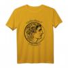 Alexander der Große: Antike Münze Porträt & Name in Griechisch T-Shirt - Historisches Geschenk für Geschichtsinteressierte