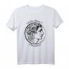 Alexander der Große: Antike Münze Porträt & Name in Griechisch T-Shirt - Historisches Geschenk für Geschichtsinteressierte