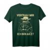 VERTRAU MIR, ICH BIN ARZT Steampunk T-Shirt mit Okkult-Motiv – Dark Art Gothic Geschenk für Horror-, Esoterik- & Gothic-Fans zu Weihnachten oder Geburtstag