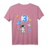 Kinder Astronaut T-Shirt zum 3. Geburtstag - Weltraum Outift für Jungen & Mädchen, perfektes Geschenk für kleine Raumfahrer