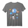 Kinder Astronaut T-Shirt zum 3. Geburtstag - Weltraum Outift für Jungen & Mädchen, perfektes Geschenk für kleine Raumfahrer