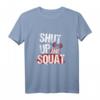 Shut up and Squat Tank Top - Motivierende Fitness & Bodybuilding Kleidung für das Gym und Training, Perfektes Geschenk für Sportler & Fitnessfans