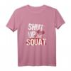 Shut up and Squat Tank Top - Motivierende Fitness & Bodybuilding Kleidung für das Gym und Training, Perfektes Geschenk für Sportler & Fitnessfans