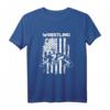 USA Flagge Wrestling Wrestler T-Shirt – Perfektes Geschenk für Kampfsport- und Wrestling-Fans