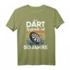 Dart Legende ist 50 - Lustiges Dart T-Shirt zum 50. Geburtstag für Männer und Frauen, Geschenkidee für runde Geburtstagsfeier