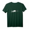 EKG Taucher Geschenkidee Wassersport Herzschlag T-Shirt – Perfekt für Taucher, Schnorchler & Wasserratten zu Weihnachten & Geburtstag