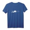 EKG Taucher Geschenkidee Wassersport Herzschlag T-Shirt – Perfekt für Taucher, Schnorchler & Wasserratten zu Weihnachten & Geburtstag