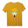 Kanu Kanufahrer Sonne und Landschaft T-Shirt – Perfektes Geschenk für Wassersportler, Kanuten und Abenteurer aus Skandinavien