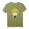 Kanu Kanufahrer Sonne und Landschaft T-Shirt – Perfektes Geschenk für Wassersportler, Kanuten und Abenteurer aus Skandinavien