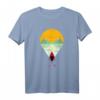 Kanu Kanufahrer Sonne und Landschaft T-Shirt – Perfektes Geschenk für Wassersportler, Kanuten und Abenteurer aus Skandinavien