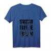 Damen Triathlon Motivation T-Shirt – Schwimmen, Radfahren, Laufen, leichtes klassisches Sportshirt für Athleten