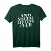 Kraftsport 'Anti Social Lifting Club' Gym Workout Fitness T-Shirt – Lustiges Design für Muskelaufbau & Gewichtheben